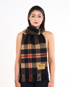 Cashmere bordered scarves