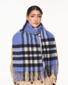 Runway designer cashmere scarves