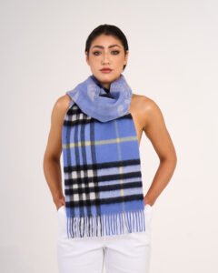 Runway designer cashmere scarves