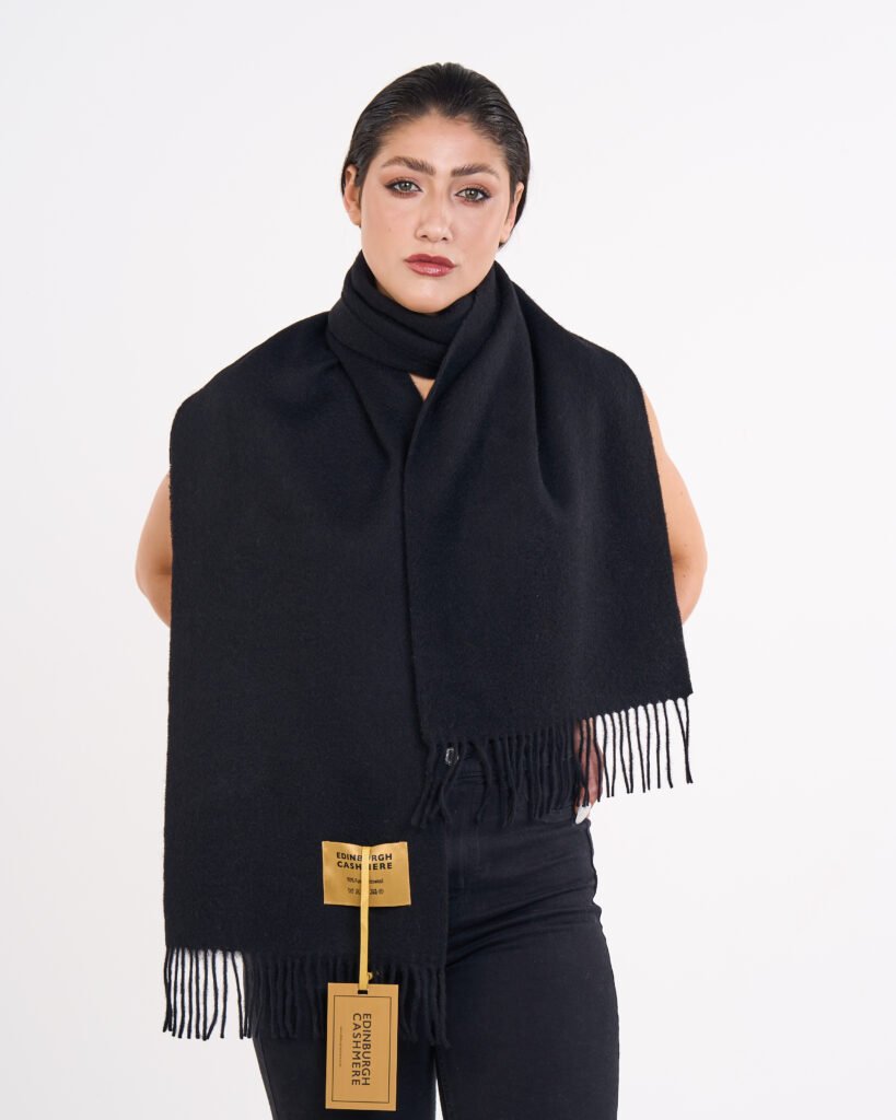 Edinburgh Cashmere DC Check luxury Scottish heritage gifts UK
